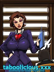 Cartoon porn comics about busty teacher who wants to seduce her young learner