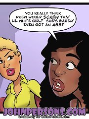Black guys banging beautiful white babes in John Persons porno