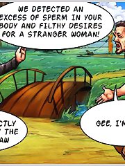 Best comic porno with busty babe starving for huge hard dicks in her pussy