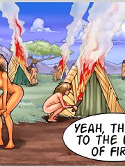 Comic porn exposing the toon sex scenes outdoors