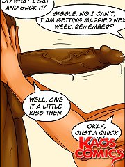 Chesty adorable whore initially meets a really big ebony prick at interracial erotic toons!