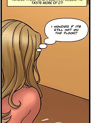 The babe yet feeling the semen located on her mouth at all of these comic porn pics