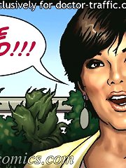 Are you sure this is the place where mom wanted us to meet her for interracial cartoon sex?