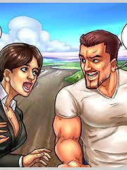 Wonderful sex comics exposing horny girls and furious action