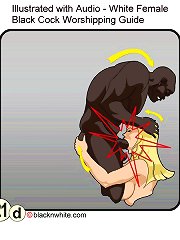 Interracial black cock worship comics