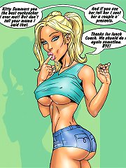 Young girl's mouth full of sperm sinful comics